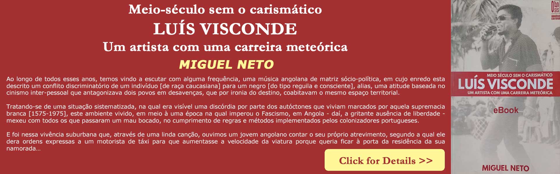 Meio-século sem o carismático LUÍS VISCONDE - Um artista com uma carreira meteórica